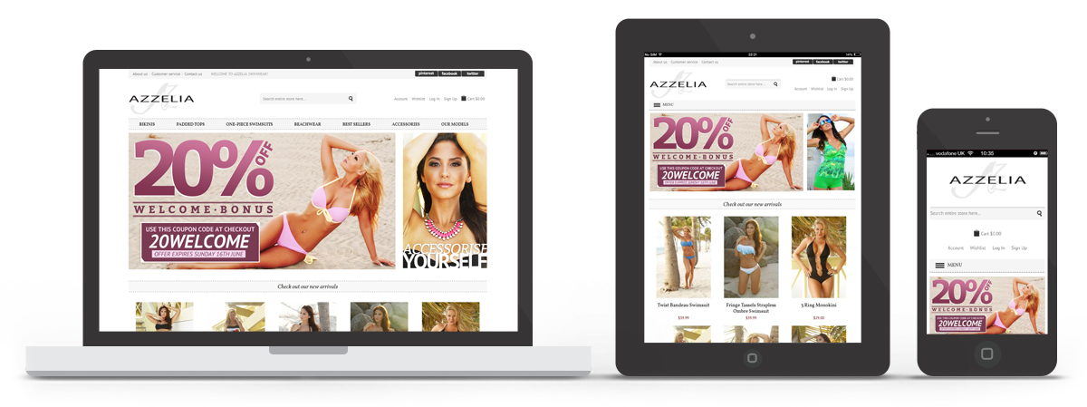 Azzelia- Responsive Web Design